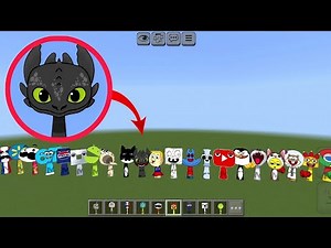 Sprunki​ OC​ Toothless Addon MOD in Minecraft PE!