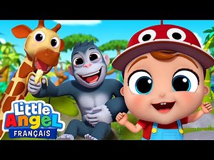 Au zoo! Les sons des animaux | Le Monde De Bébé Louis | Little Angel Français - Comptines