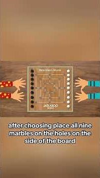 How to Play Nine Men’s Morris board game. #ninemensmorris #boardgames