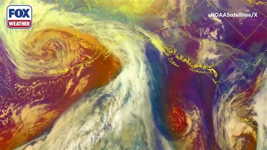 🌨️BREWING STORM: Alaska is on alert for a powerful storm headed their way this week. Video from NOAA Satellites shows the storm as it moved over the Bering Sea today. The storm is expected to bring dangerous seas, blizzard conditions, strong winds and bitterly cold temperatures to Alaska. | FOX Weather