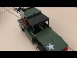 Como montar um Jeep de guerra de lego