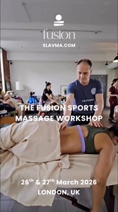 Bringing Fusion Sports Massage back to London! 🇬🇧 Two full days of hands-on learning designed to simplify your work. We’ll break down complex movements, refine your technique, and focus on how body mechanics, timing, and flow make every stroke more effective, all while keeping your work smooth and sustainable! 📍 WHEN 26-27 March 2026 (09:00–17:30 📍 WHERE Linden House, Hammersmith, London Spaces are limited! Secure your spot now to make sure you don’t miss it. ⭐️ Go to slavma.com | Slavma.lon