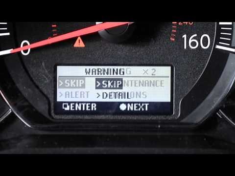 2014 Nissan Maxima - Vehicle Information Display