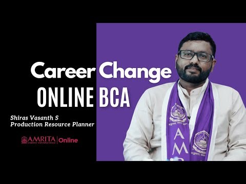 BCA Online Degree for Career Change | Manufacturing to IT
