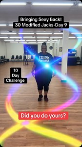 Day 9-30 Modified jacks daily #lowimpactworkout #fitnessmotivation #beginnerworkout #homeworkout #coreworkout #stlouis #thickchickfitness #athomeworkout | Thick Chick Fitness