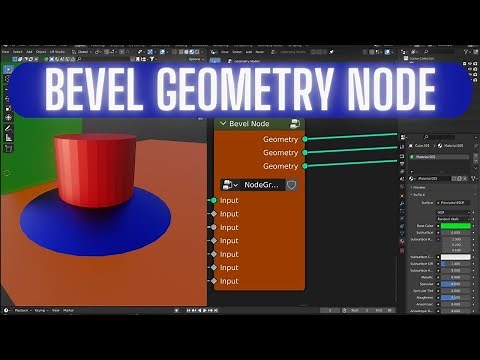 How to make a BEVEL in geometry nodes in Blender