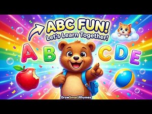 ABC Song for Kids 🎒 Learn A to Z Alphabet with Backpack Bear | GrowSmartRhymes