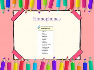 Homophones