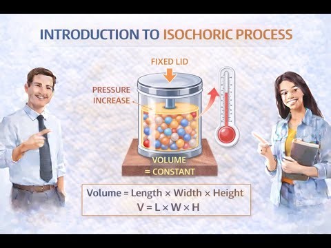 Isochoric Process Explained | Constant Volume Process//Process in Thermodynamics