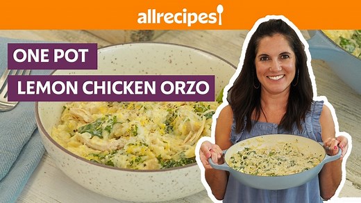 599K views · 16K reactions | If it’s only one pot...we’ll make it on the spot ☝️ This creamy and hearty One Pot Lemon Chicken Orzo is the dish of dreams. Nicole would agree that it’s the perfect balance of light and satisfying and easy for those back-to-school nights!  GET THE RECIPE: https://bit.ly/3LuNjuG | Allrecipes | Facebook