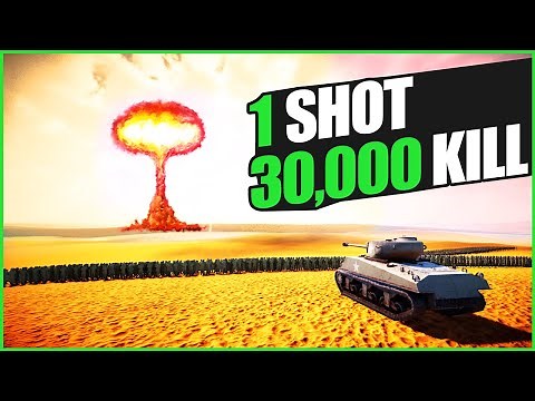 Nuclear Launcher Sherman vs 1 MILLION Roman Soldier - Ultimate Epic Battle Simulator 2 UEBS2