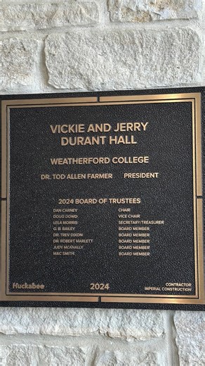 Last week, Mayor Paul Paschall met with leadership of Weatherford College to tour the new Vickie and Jerry Durant Hall. This amazing facility is such an exciting addition to the campus. Excellence in education is an integral component of Building a Strong Community and Weatherford College continues to achieve just that. #strongcommunity #weatherfordtx #GoCoyotes | City of Weatherford