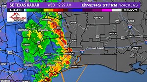 RADAR UPDATE: Line quickly moving east at 35 mph. Already improving conditions in Western Harding County and this will spread east as the line moves east. 12NewsNow.com/weather?utm_medium=social&utm_source=facebook_12NewsNow | 12NewsNow