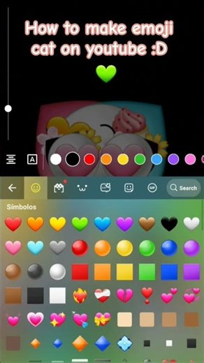 How to make emoji cat on youtube :D #jessica_2024_fan#turmadoproblems#problems#emojicat#tutorial