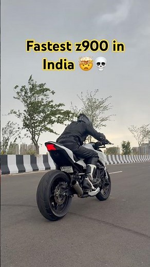India’s Fastest Kawasaki Z900? 😱 272 KM/H Top Speed Run #z900 #shortsfeed #shorts #viral