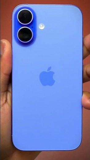 📱 iPhone 16 Azul em detalhes!