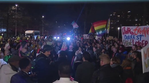 Activists march for LGBTQ shows at Kennedy Center