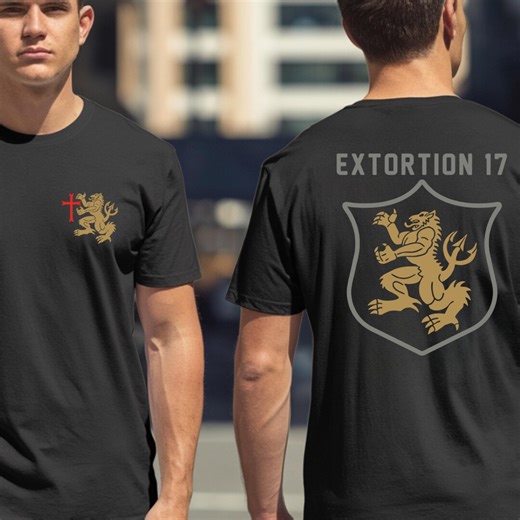 New Navy Seals Extortion 17 Gold Squadron Nswdg T - Shirt - Etsy