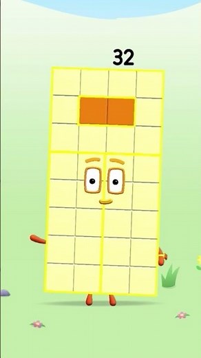 Learn Number 32 with Number Blocks #numberblocks #funny