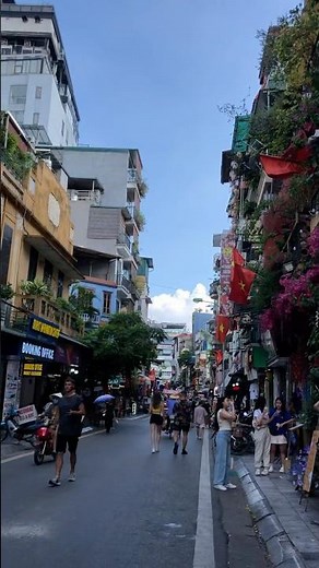 ベトナム旅行🇻🇳ハノイ旧市街 映えるオシャレな通り/街歩き/Vietnam #海外旅行 #ベトナム旅行 #vietnam