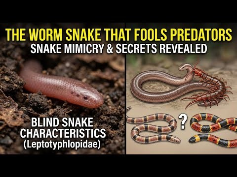 Invisible Snakes: Inside the World of Leptotyphlopidae (Worm & Blind Snakes)