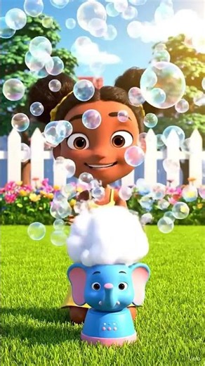 Bubble Machine Madness 🫧 Funny Foam Explosion Pixar 3D #shorts #viral #funny