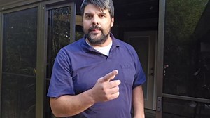 Domi Lean-to Sunroom 10x12FT, Wall Mounted Solarium with Sloping Polycarbonate Roof, Detachable Polycarbonate Screens, 2 Lockable Sliding Doors, Aluminum Gazebo Against Wall Sun Room for Patio Deck