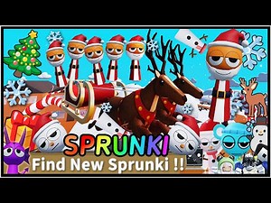 ✨Find New Sprunki 🌈Sprunki RP 3D❄️🎵| @yulyonroblox |🎮ROBLOX | 4K