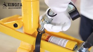 Air Hydraulic Pump 10,000 PSI 1.7L Reservoir NPT 3/8" Oil Outlet, NPT 1/4" Inlet, Hydraulic Pump Air Hydraulic Foot Pump Made of Aluminum, Black