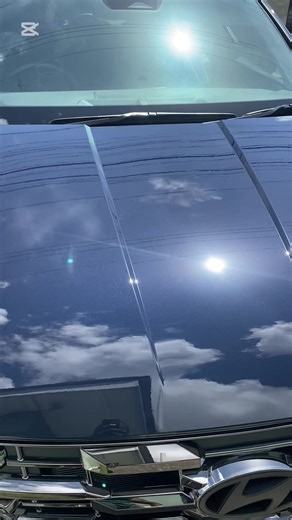 From the dealership to the studio. Ceramic Coated giving that deep gloss and protection that will last. Clean Stamp Approved 💯 #tobagotiktok #cardetailing #trini_tiktoks #fypage #asmrvideo