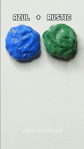 Azul + Rustic = What Color Comes Out? 😱🎨 | Unexpected Color Mixing Magic