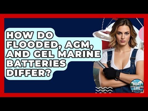 How Do Flooded, AGM, And Gel Marine Batteries Differ? - Boat Life Masters