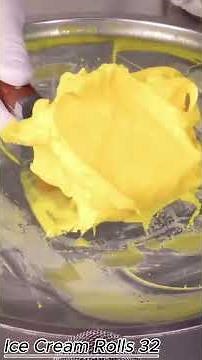 Sprite and Mango Flavor Milk Ice Cream Rolls Making 🥭 The Most Refreshing Dessert Ever! 🍦✨