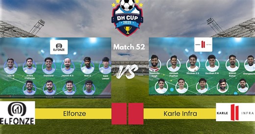 Match 52 - Elfonze vs Karle Infra