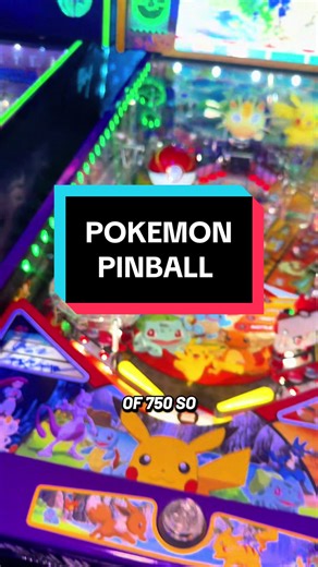 Collectible Pokemon Pinball Machine for Sale