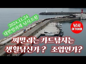 부산권 최고 생활낚시터에서 주말을 즐기는 강태공들의 대변방파제 낚시조황/부산 기장 도보권 방파제 갯바위 생활낚시/바다낚시/파도소리ASMR/취미낚시/힐링영상/낚시장소소개/시니어유튜버