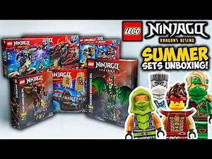 I got the NEW Summer 2025 Ninjago Sets EARLY! | Unboxing