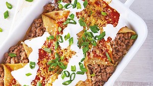 Enchiladas de carne molida muy fáciles de preparar