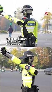 Hangzhou debuts AI traffic officer robot