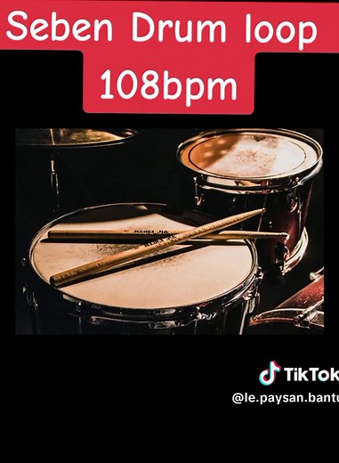 Seben Drum Loop 108 BPM pour Entraînement Musical