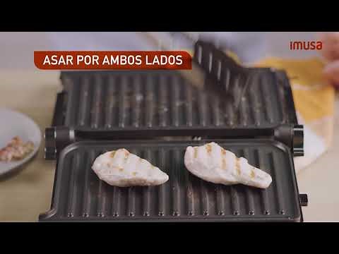 Prepara este sánduche de pollo en el Panini Grill antiadherente 180° IMUSA