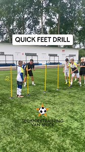 79K views · 322 reactions |  Quick Feet Race   Credit @techniektrainingvsnick - TikTok  #agility #quickfeet #fundrills #funfootball #football #soccer #footballtraining #footballskills #footballcoach #kidsfootball #littlekickers #socceracademy #kidssoccer #kidsfootball #futbol #boysfootball #boyssoccer #footballclub #headcoach | Grassroots Coaching Drills | Facebook