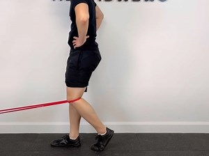 Banded Backwards Walk — Rehab Hero