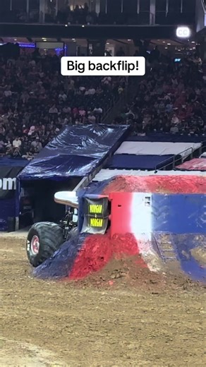 Exciting Big Backflip at Monster Jam Houston