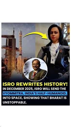 🚀 ISRO Makes History! Vyommitra – India’s First Half-Humanoid Going to Space in 2025 🌌🇮🇳