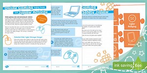 Online Gaming Safety Guide and Jigsaw Activity for Families (Ages 7 - 11)