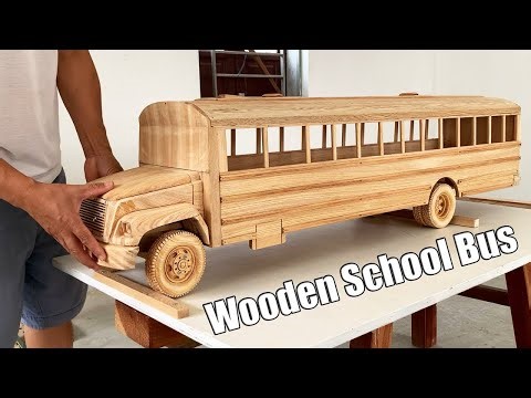Building an Incredible Wooden School Bus – Final Touches (Part 2) | Woodworking Art