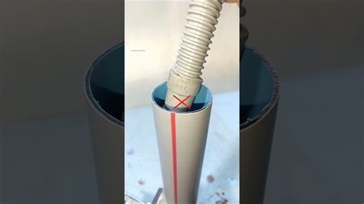 Remember this plumbing trick! How to connect a washing machine hose to a large sewer pipe #diy #tips | Smart Monkey US