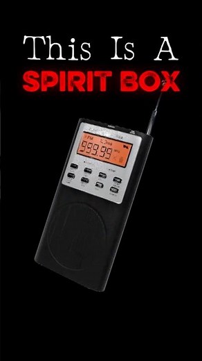 THIS IS A SPIRIT BOX | A GUIDE TO GHOST EQUIPMENT #ghost #hunting #paranormal