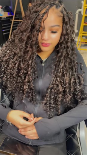 #bohobraids #knotlessbraids #boho #braidstutorial #fyp